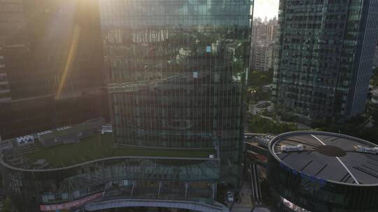 上海浦东新区高楼大厦4K航拍