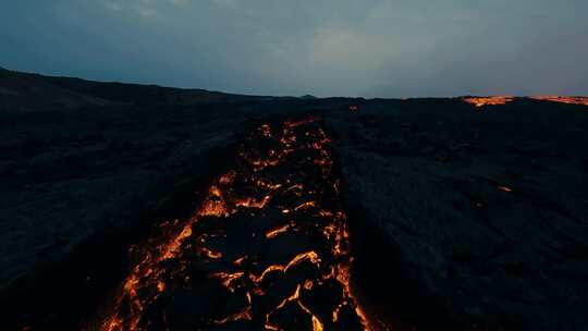 熔岩、火山、Fpv、无人机