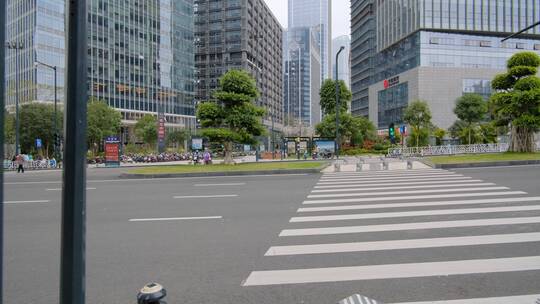 广西南宁五象新区城市街道街景