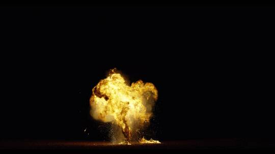 4k爆炸生成的多种火焰效果背景视频素材47