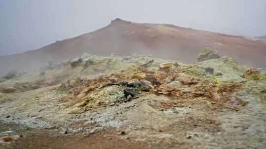 地热，岩石，冰岛，火山