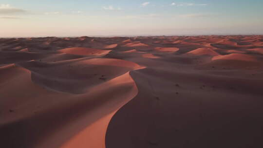 撒哈拉沙漠的沙丘