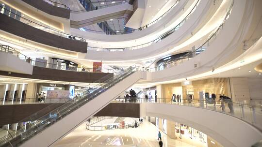 4K商场购物中心大型商业广场购物中心视频素材模板下载