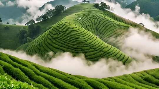 高山云雾茶园绿茶