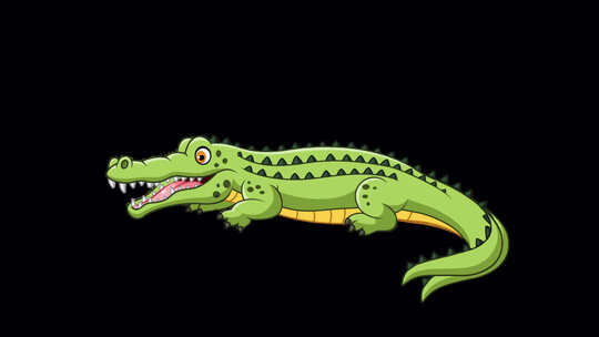 卡通鳄鱼动画1080p