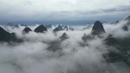 水墨桂林山水