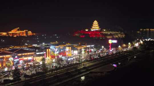 宝鸡城市夜景