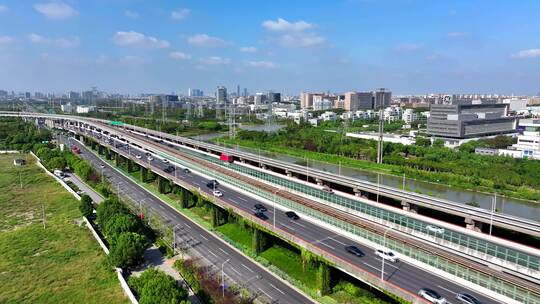 上海罗山高架路  沪奉高速  城市快速路