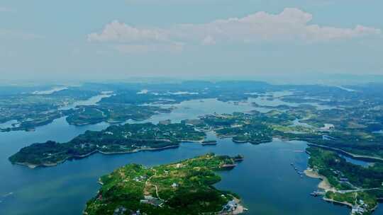 长寿湖 湖泊 岛屿 景点