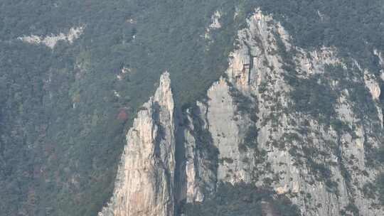 长江三峡巫峡红叶