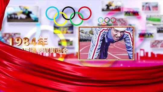 奥运会历程大气图文AE模板AE视频素材教程下载