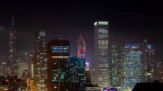 美国城市夜景