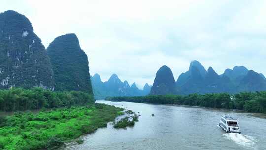 广西桂林山水视频素材模板下载