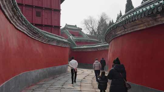 湖北武当山景区太子坡文化古迹旅游