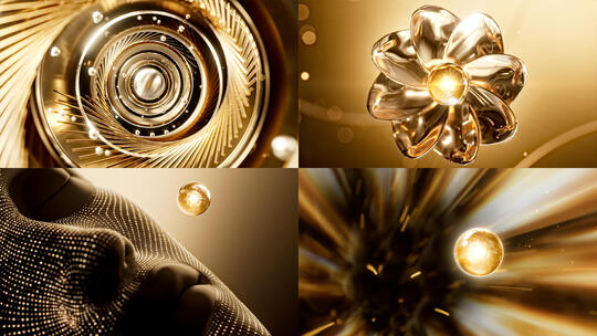 激活细胞渗透皮肤化妆品精华精华精华球分子高清在线视频素材下载