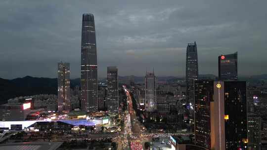 广东东莞国贸中心夜景