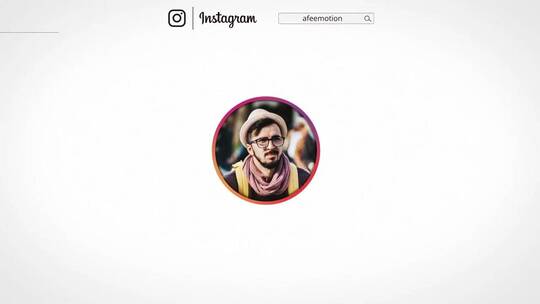Instagram演讲幻灯片展示活动视频开场AE模板