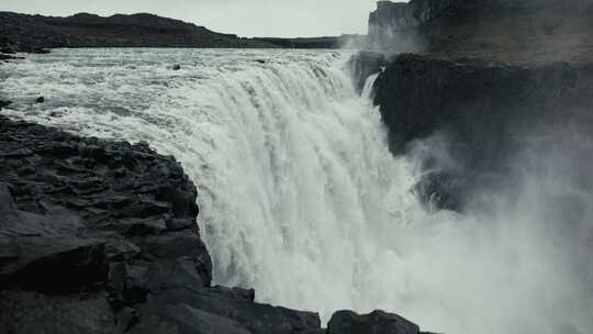 冰岛，柯克朱费尔，瀑布，大自然