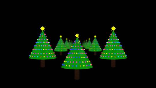 霓虹圣诞树