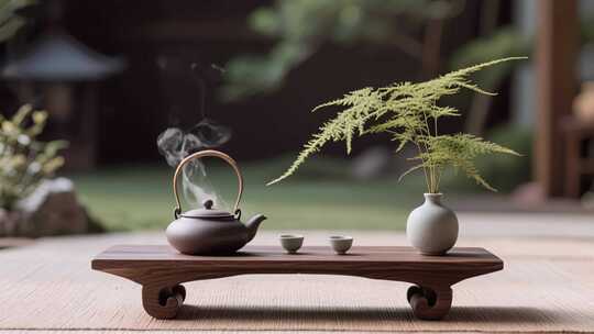 中秋节功夫茶道传统文化慢生活视频