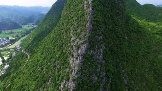 贵州黔西南兴义万峰林景区田园风光风景航拍