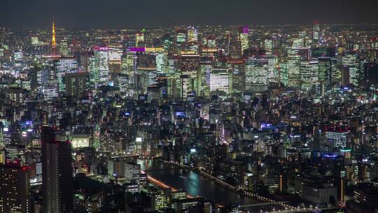 东京都的城市景观