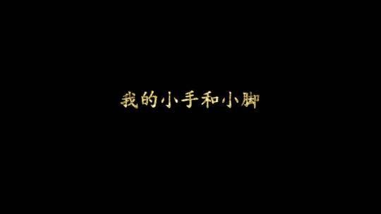 王琪 - 万爱千恩歌词视频素材模板下载