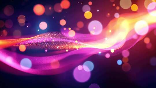 紫色光斑 粒子光效 led舞台动态背景