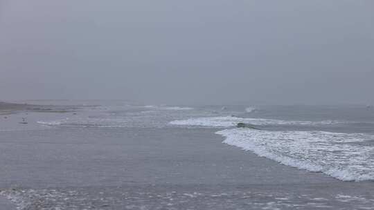 大海沙滩海浪