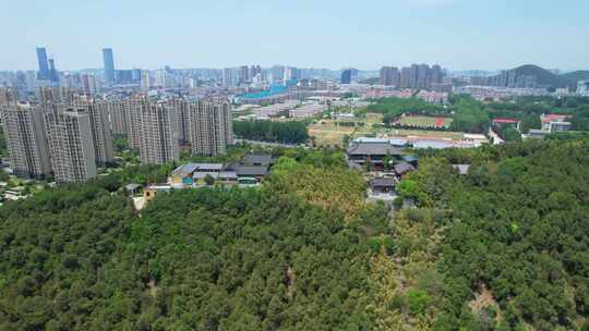 徐州城市航拍 徐州汉文化景区 汉文化景区