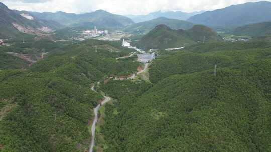 丽江大山风光航拍