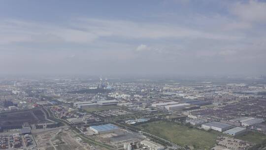 杭州湾工业区视频素材模板下载