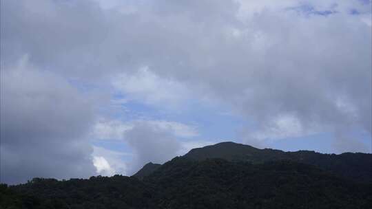 2023广东茂名高州农村蓝天白云延时