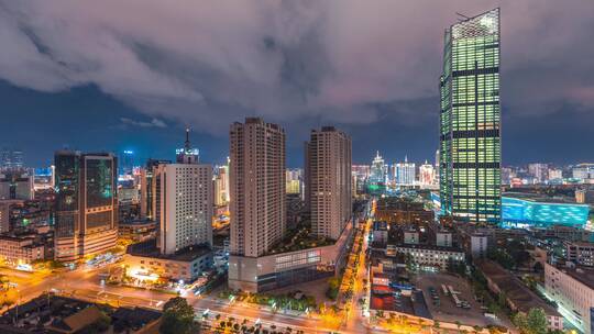 恒隆夜景延时