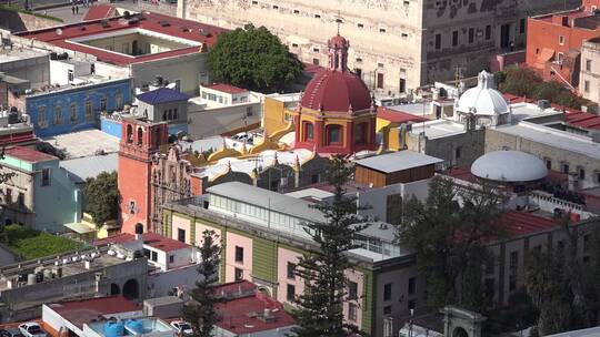 墨西哥瓜纳华托红顶教堂