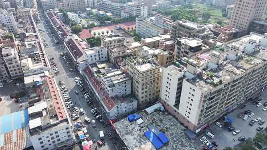 福建省厦门市集美区同集中路航拍