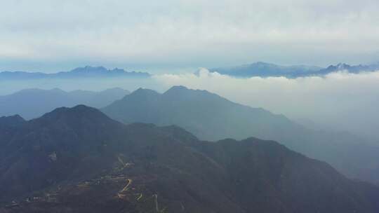 秦岭山脉秋季风景