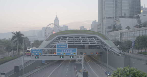 香港街景车流