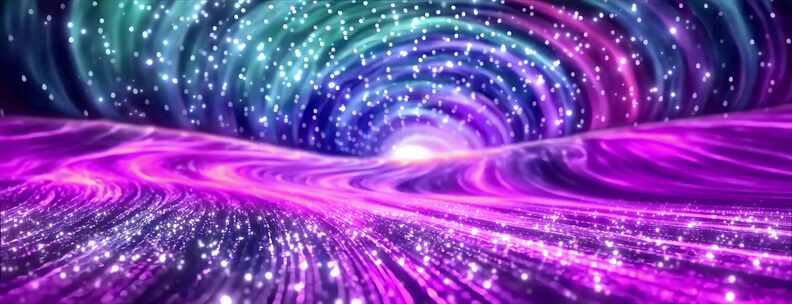 炫彩粒子光效动态背景