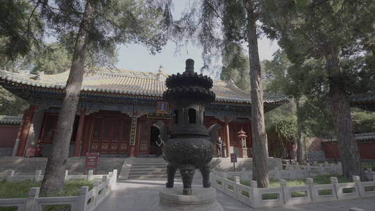 北京北海公园 白塔视频素材模板下载