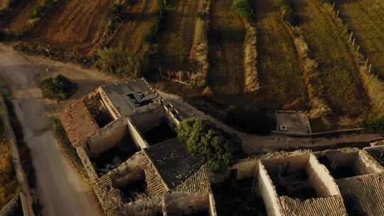 Ragusa，西西里岛，意大利，无人机