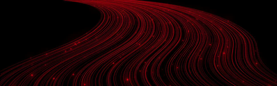 带通道 大红色粒子光线 红色粒子河流