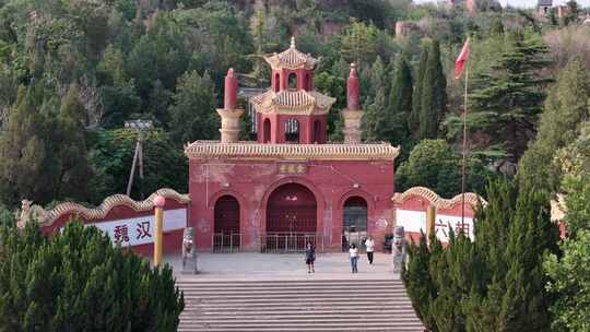 洛阳孟津金龙寺古建筑全景