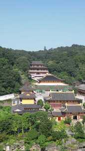 竖版视频湖北鄂州市西山风景区古灵泉寺