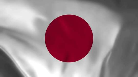 日本国旗3D视频