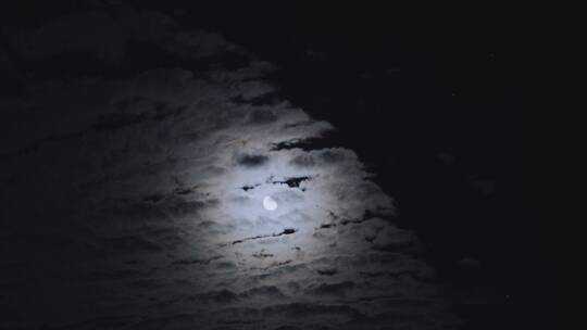 月亮在天上运动