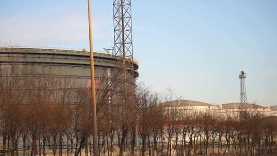 沿路风景 城市建设 移动拍摄 现代建筑 行驶