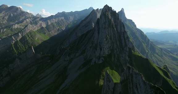 Altenalp Turm，山脉，无人机