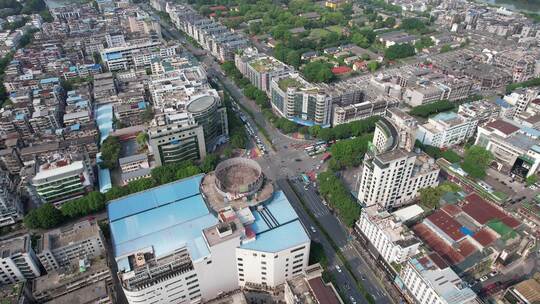 广西桂林城市建设交通航拍