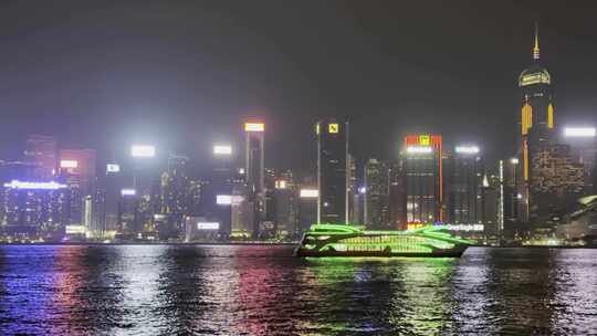 香港维多利亚港夜景